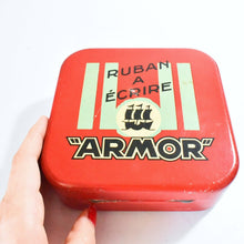 Load image into Gallery viewer, Huge Vintage Typewriter Ribbon  Tin by ARMOR

