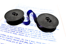 Load image into Gallery viewer, Add Navy Blue Nylon Ribbon to Typewriter Order
