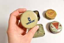 Load image into Gallery viewer, Set of 6 Vintage Typewriter Ribbon Tins - The White Collection
