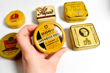 Load image into Gallery viewer, Set of 6 Vintage Typewriter Ribbon Tins - The Yellow Collection
