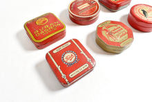 Load image into Gallery viewer, Set of 6 Vintage Typewriter Ribbon Tins - The Red Collection
