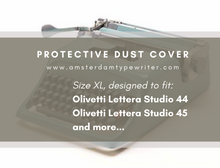 Load image into Gallery viewer, Premium Transparent Typewriter Dust Cover - Size XL
