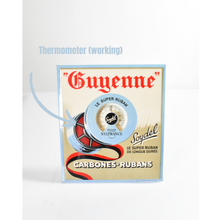 Load image into Gallery viewer, Vintage Typewriter Ribbon Advertisement with Working Thermometer
