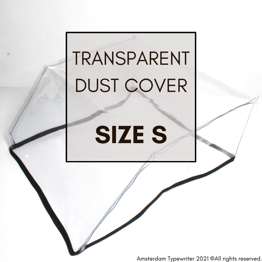 Premium Transparent Typewriter Dust Cover - Size S