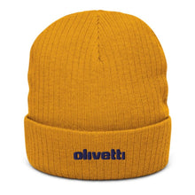 Load image into Gallery viewer, Ribbed Knit Beanie Hat - Olivetti
